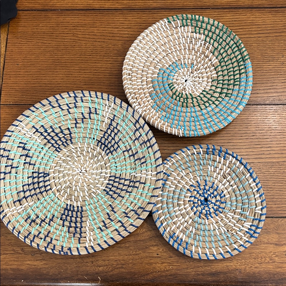Handwoven Seagrass Basket Set
